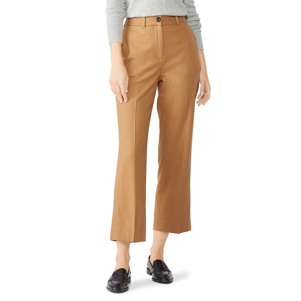 Rag & Bone Camel Libby Wool Flared Pants - image 1